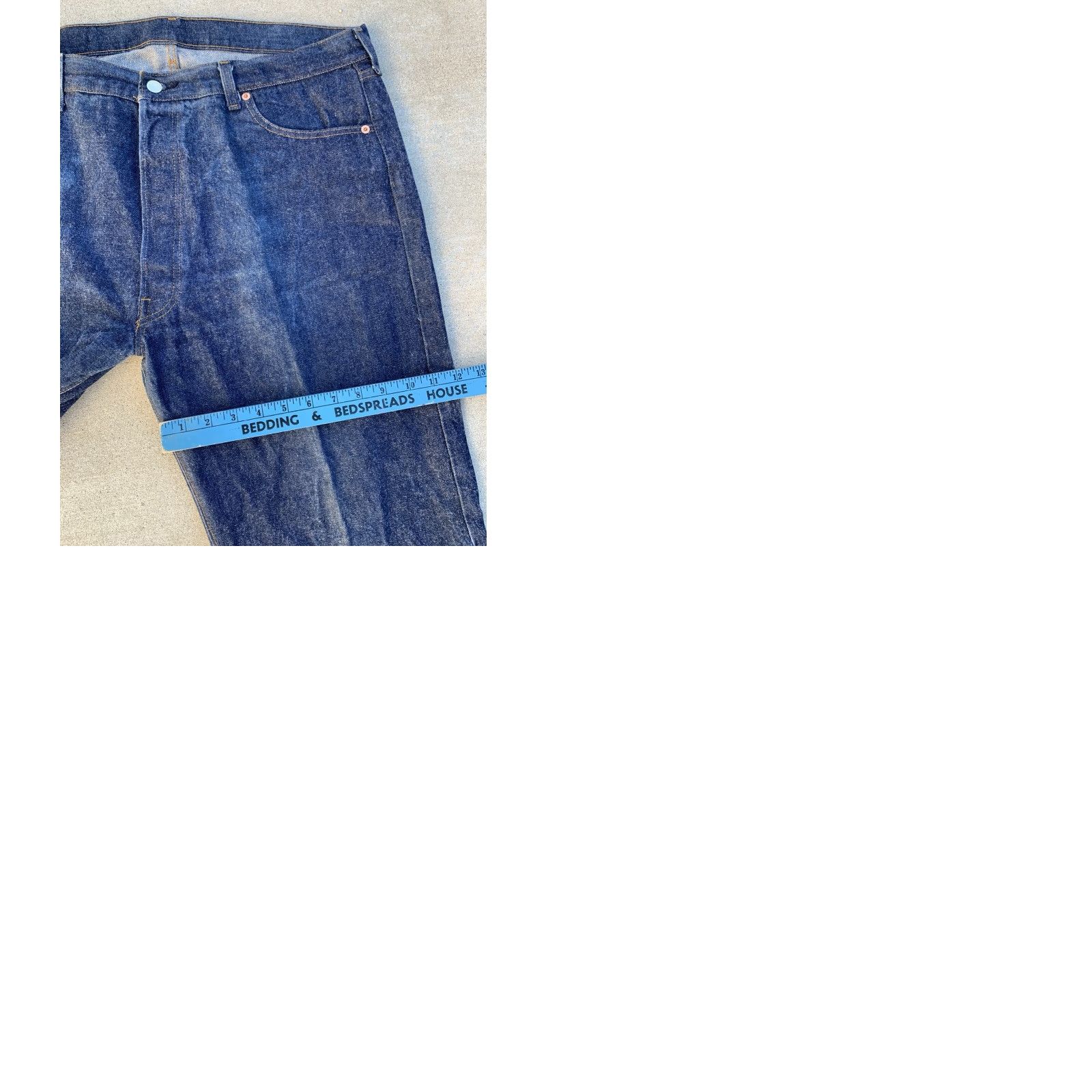 Levi's VINTAGE Levi’s 501 Jeans Made In USA Size 40 Waist 39 Inseam 27.25 Button Fly 100% Cotton Denim Men USA Blue Size US 40 / EU 56 - 12 Thumbnail