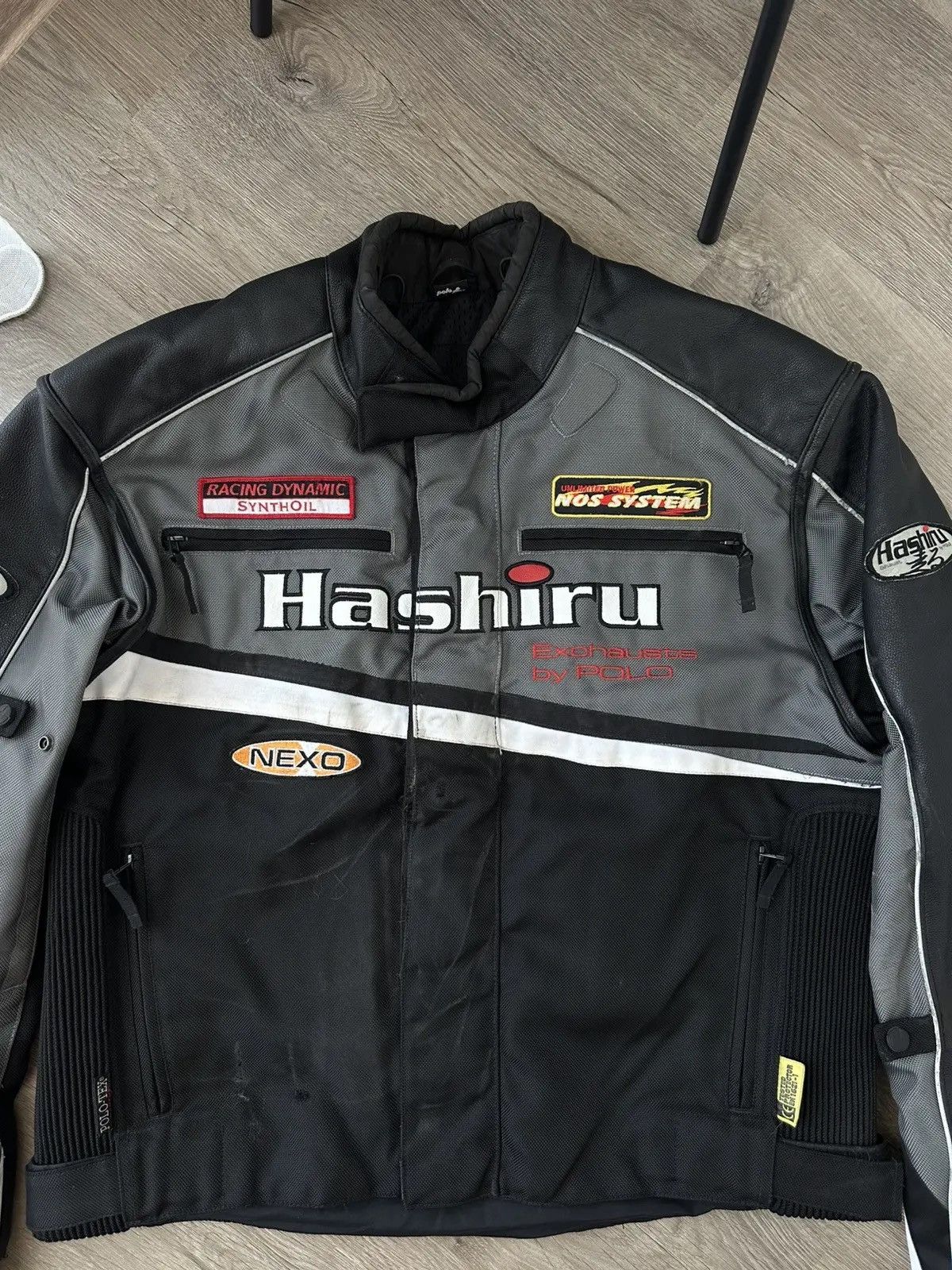 Diesel Vintage Hashiru Racing Black Pure Sports Distressed Jacket Size US XL / EU 56 / 4 - 5 Thumbnail