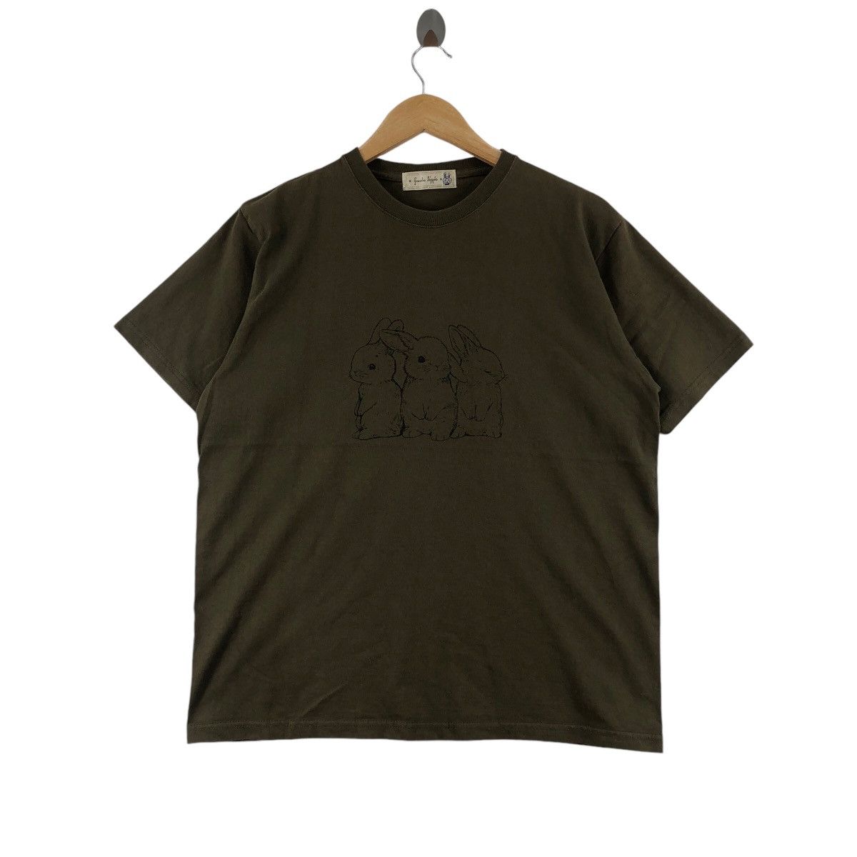Japanese Brand × Vintage Vintage Franche Lippee T-Shirt Rabbit Logo Japanese Brand Size US L / EU 52-54 / 3 - 1 Thumbnail