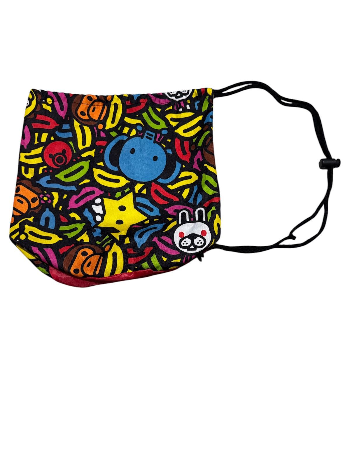 Bape Bape Baby Milo Multicolour Nylon Drawstring Bag Size ONE SIZE - 2 Thumbnail