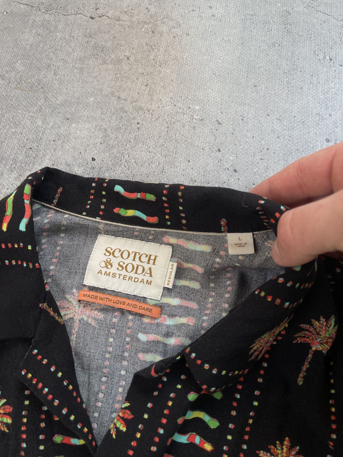 Scotch & Soda Scotch and Soda Bowling Shirt Size US L / EU 52-54 / 3 - 5 Thumbnail