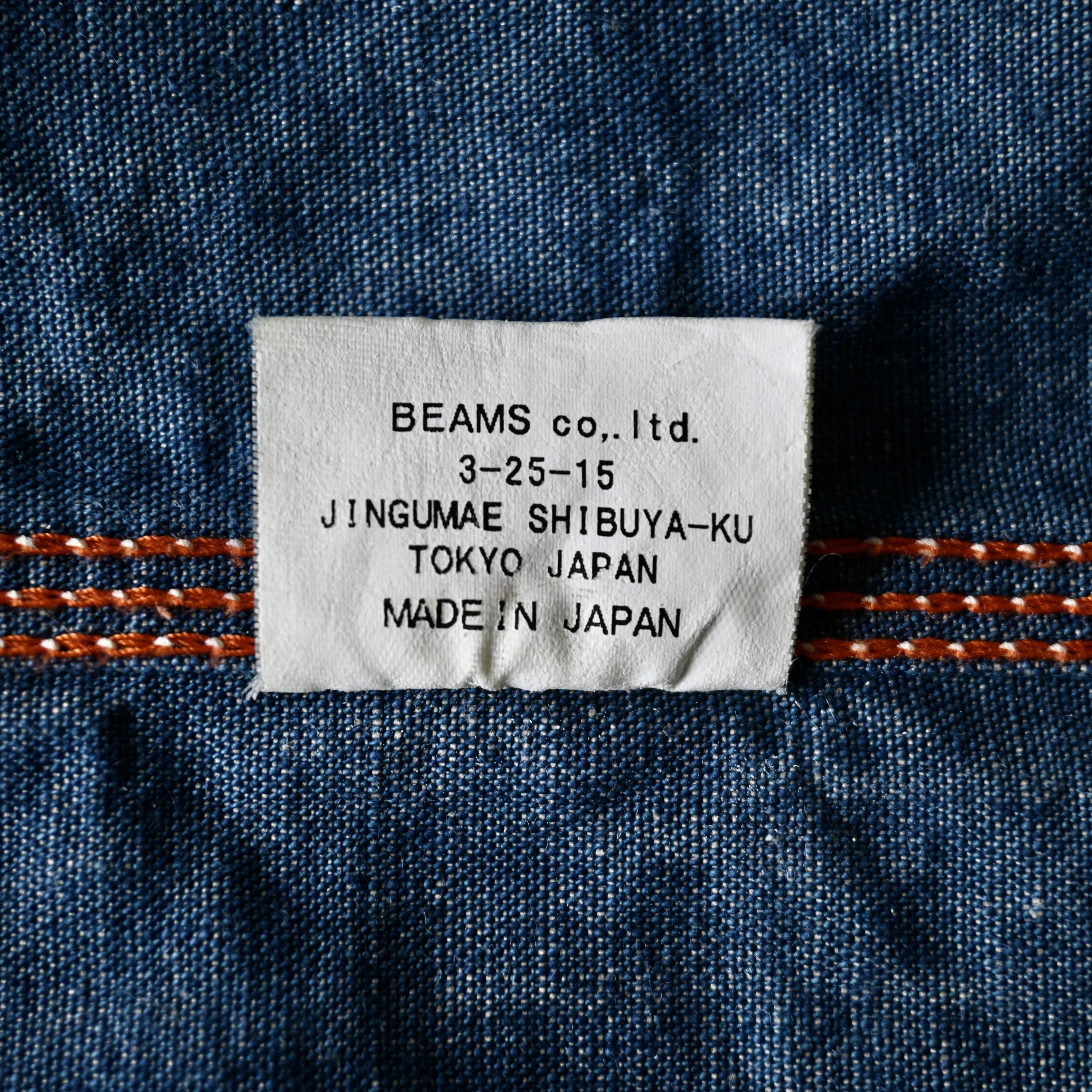 Beams Plus VTG 2000s BEAMS Plus cotton linen chambray engineer coat Size US S / EU 44-46 / 1 - 15 Thumbnail