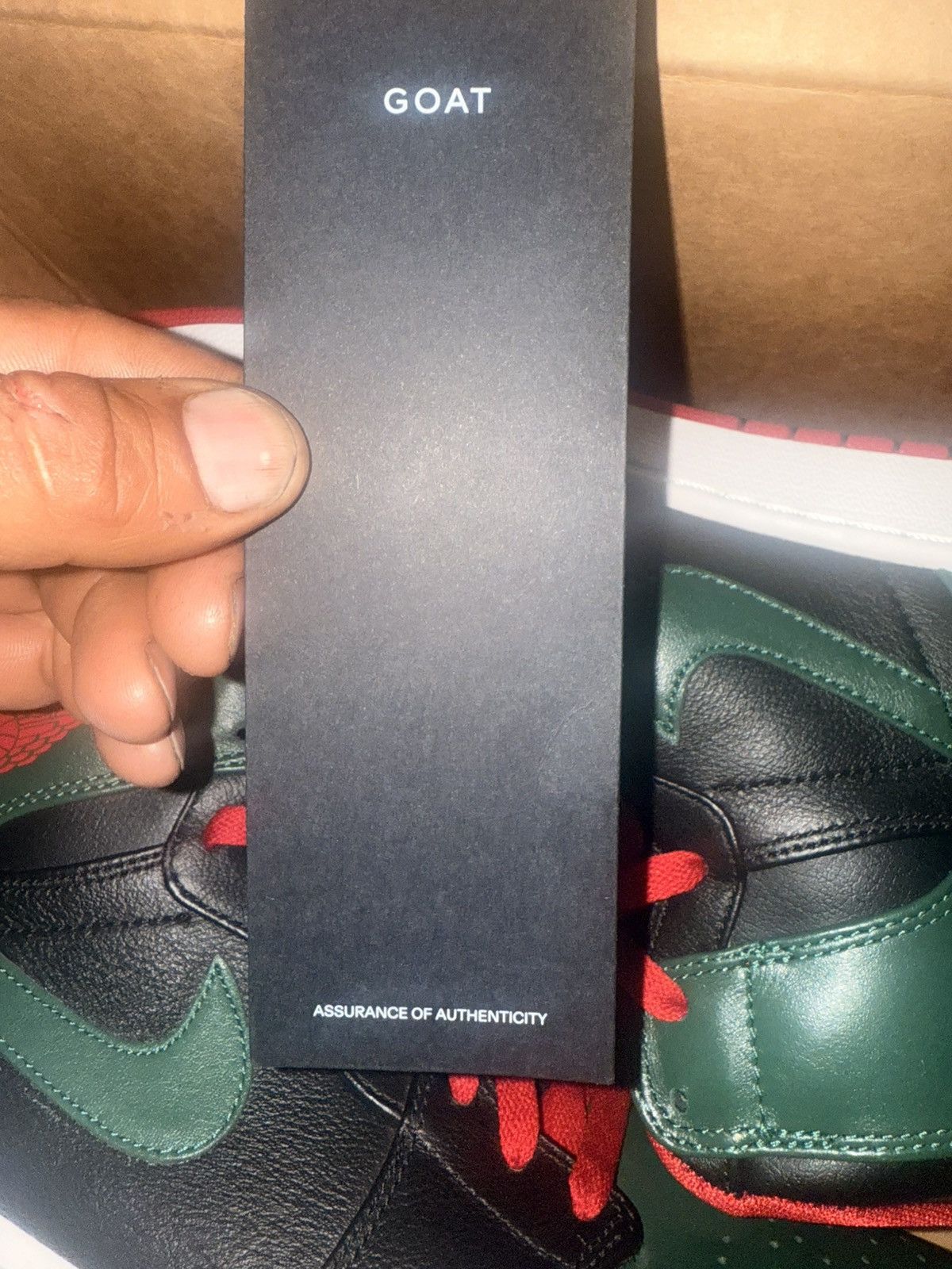 Jordan Brand Jordan 1 Retro OG Sz 12.5 Men’s 2012 Gucci ColorWay Edition Size US 12.5 / EU 45-46 - 7 Thumbnail