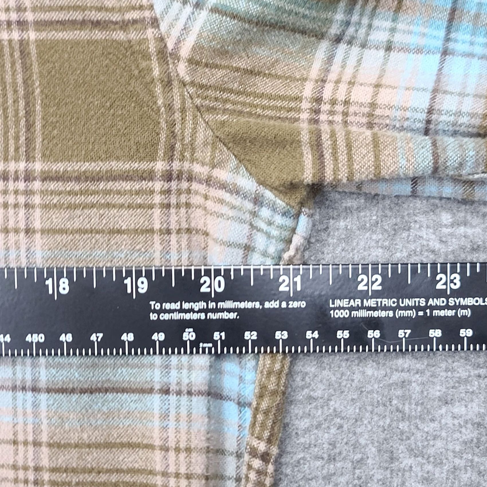 Pendleton Pendleton Mason Cotton Flannel Shirt Plaid Olive Blue Tan Button-Down Mens M Size US M / EU 48-50 / 2 - 6 Thumbnail