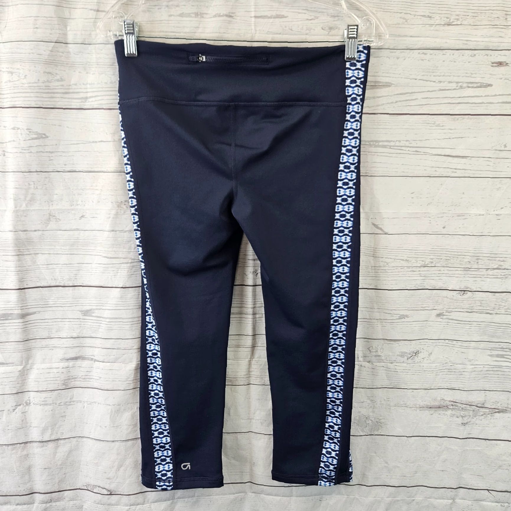 Gap Gap Fit Womens Capris Leggings Size S Blue Mid Rise Capri Women Leggings Privacy: N/A Size 28" / US 6 / IT 42 - 3 Thumbnail