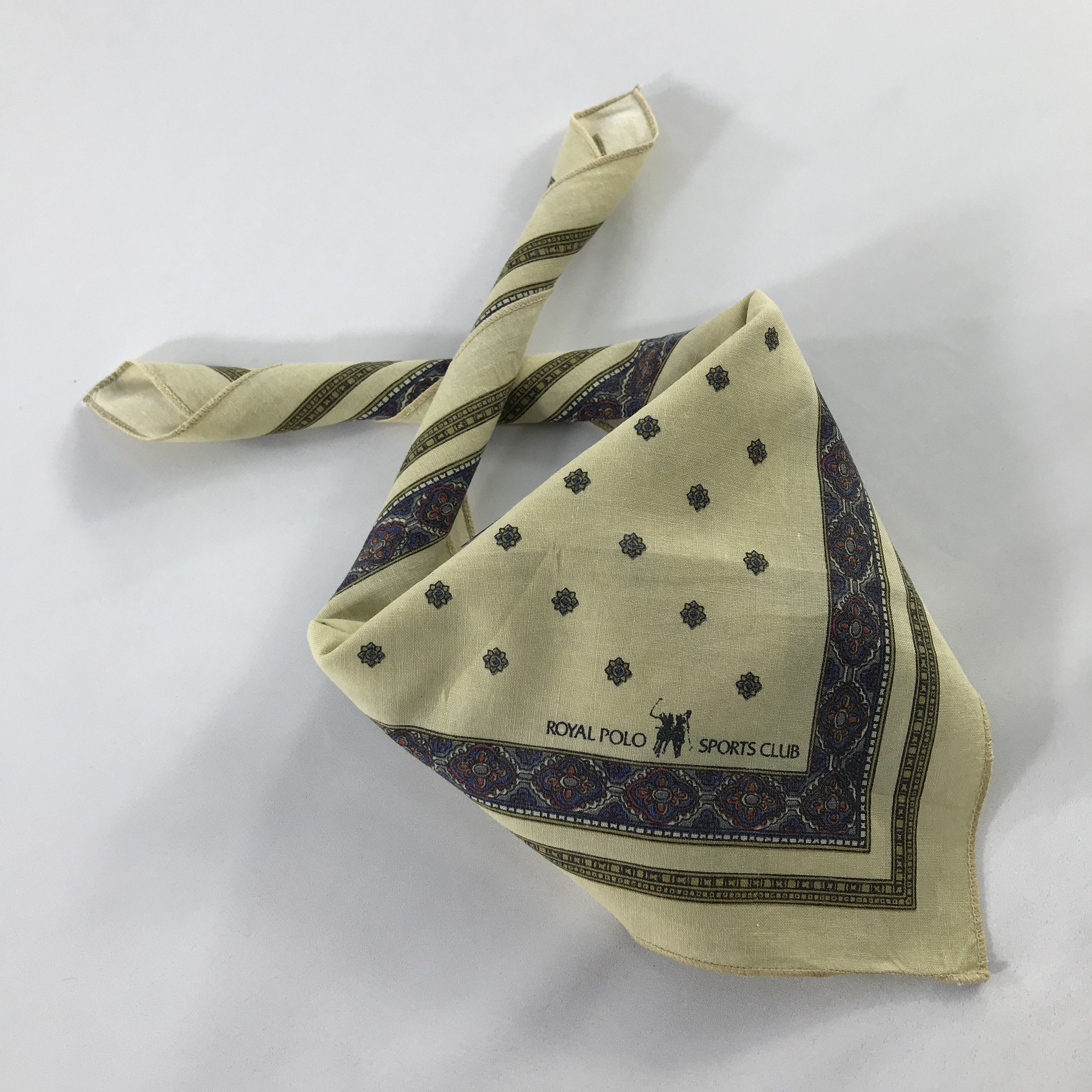 Polo Ralph Lauren Royal Polo Sports Club Handkerchief / Neckerchief / Bandana Size ONE SIZE - 2 Thumbnail