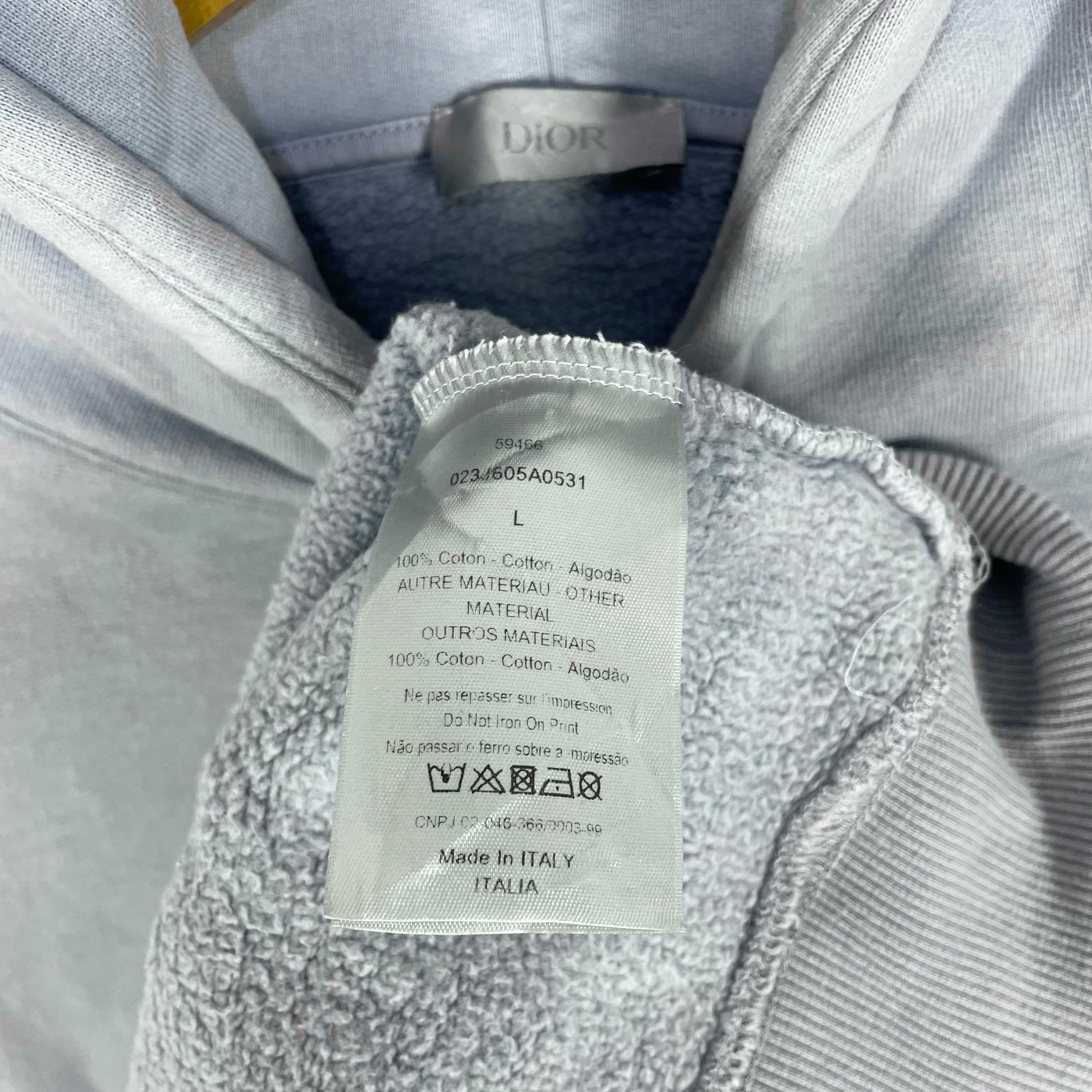 Daniel Arsham × Dior Dior X Daniel Arsham SS20 Hooded Sweatshirt Size US L / EU 52-54 / 3 - 10 Thumbnail