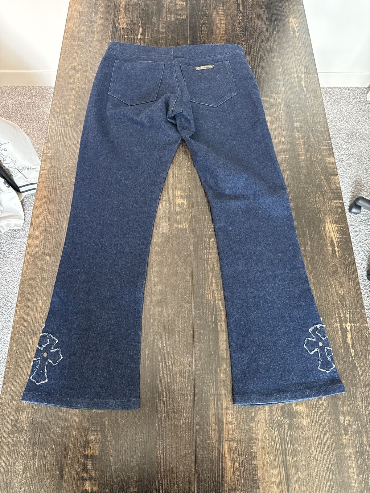 Chrome Hearts Chrome Hearts Bootcut Patch Jeans Size 32" / US 10 / IT 46 - 2 Thumbnail