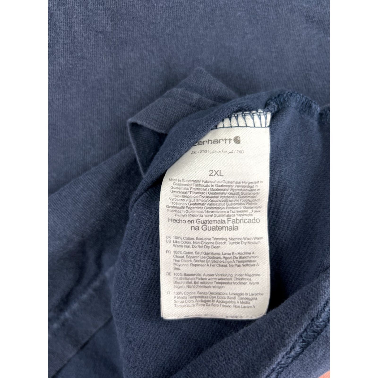 Carhartt Carhartt Shirt Mens 2XL Blue Short Sleeve Crew Neck 100% Cotton Workwear Shirt Mens 2XL Blue Crew Neck Short Sleeve Cotton workwear Size US XXL / EU 58 / 5 - 4 Thumbnail