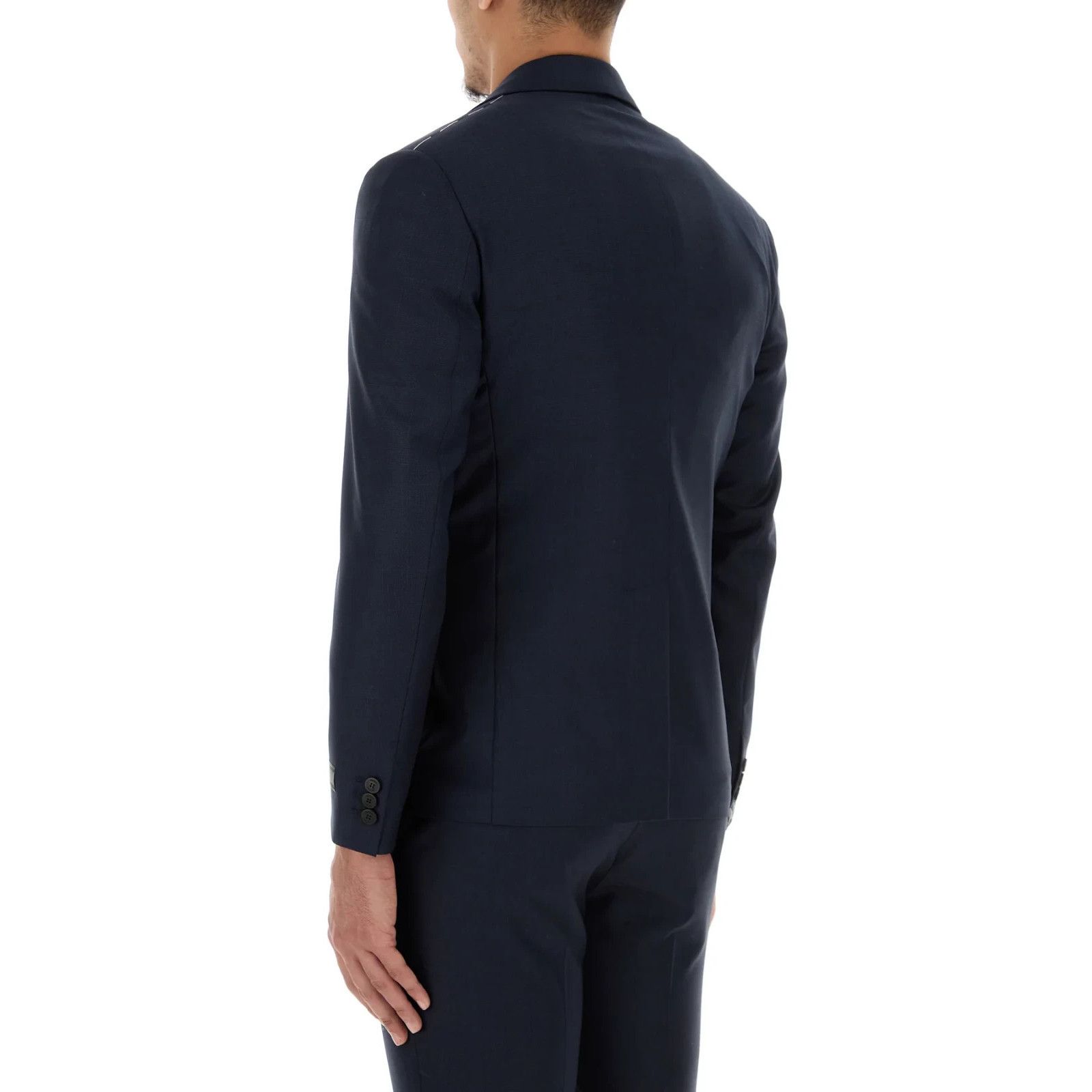 Gucci GUCCI Dark Blue Wool Blazer New & Authentic (Men's size:48;) Size US M / EU 48-50 / 2 - 4 Thumbnail