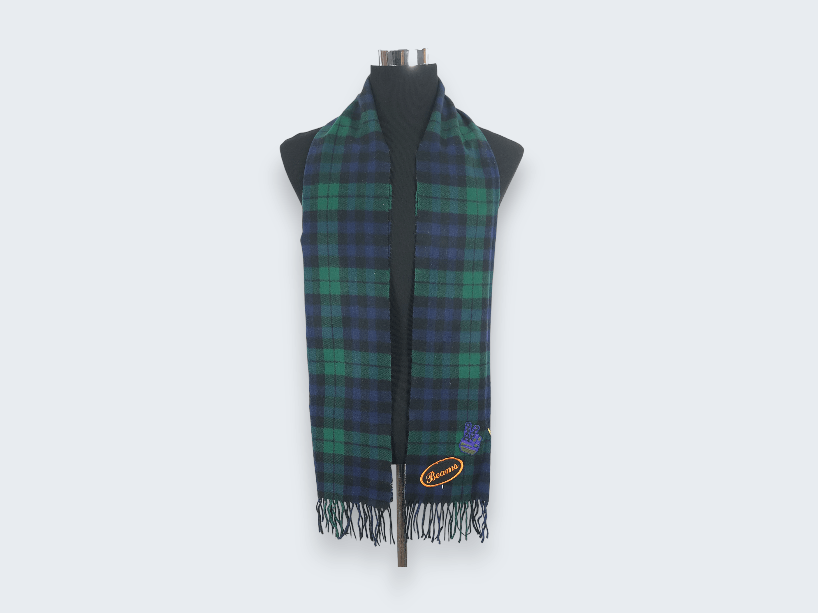 Beams Plus × Vintage Vintage Beams Patches Scarf Muffler MF220 Size ONE SIZE - 1 Thumbnail
