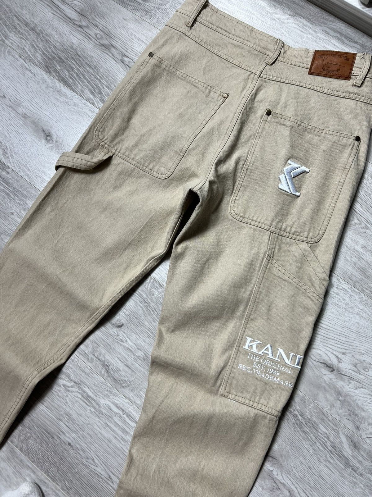 Karl Kani × Vintage Karl Kani Carpenter Denim Pants Logo Jeans Size US 30 / EU 46 - 3 Thumbnail