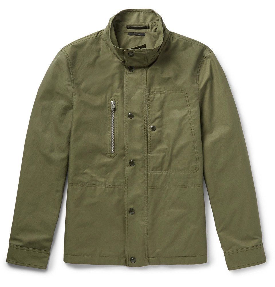 image of Tom Ford O1Loc1C0324 Tfo396Sz Jacket In Army Green, Men's (Size Medium)