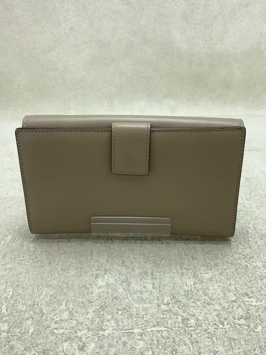 Fendi Fendi Leather Tri-Fold Wallet Beige Size ONE SIZE - 2 Thumbnail