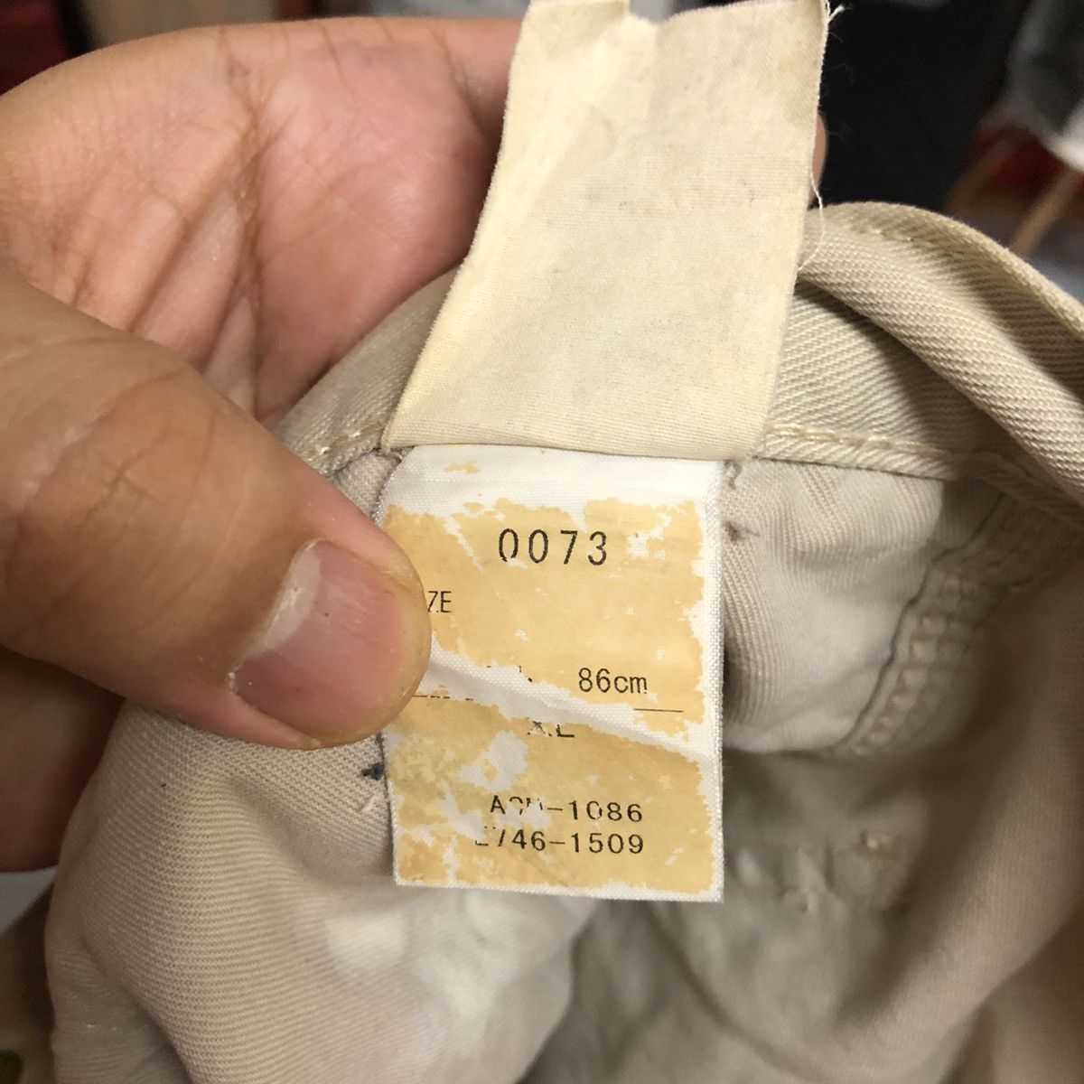 Carhartt Carhatt faded White dirty worker painter cargo Pants #A2588 Size US 33 - 19 Thumbnail