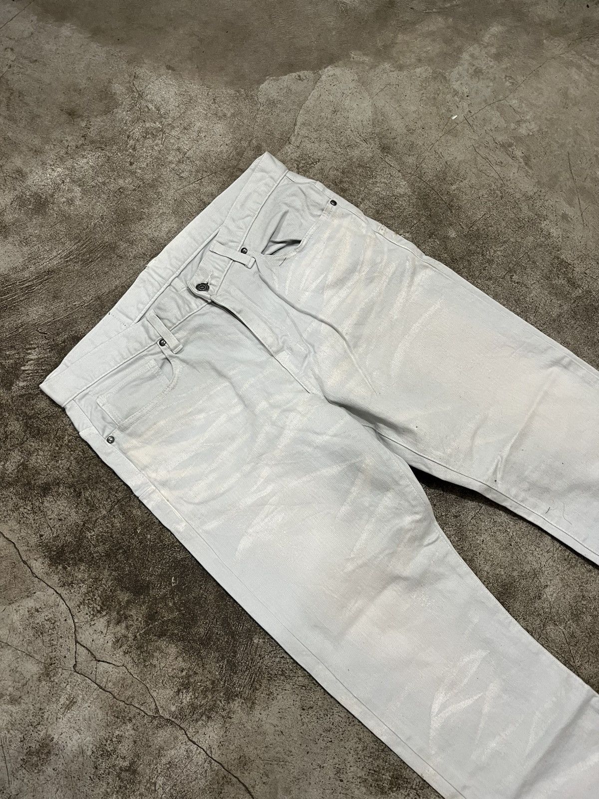 Tornado Mart Tornado Mart Clawmark White Denim Jeans Size US 34 / EU 50 - 2 Thumbnail