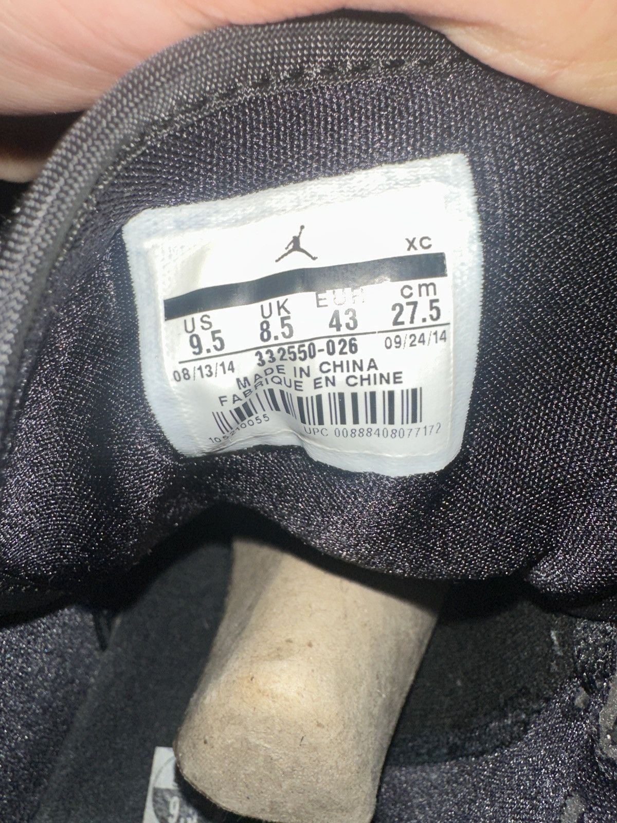 Jordan Brand Air Jordan 1 x Melo x 2014 Size US 9.5 / EU 42-43 - 6 Thumbnail