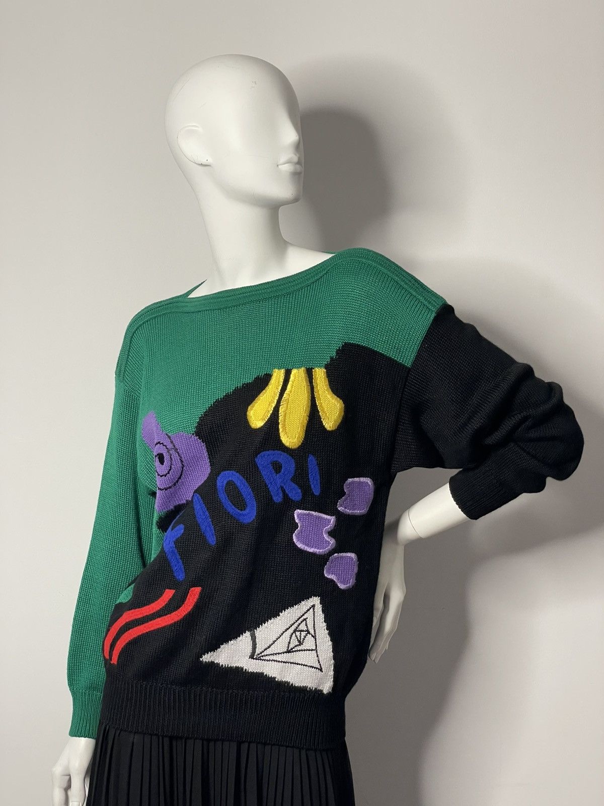 Vintage vintage sweater from the 80s Size M / US 6-8 / IT 42-44 - 2 Thumbnail