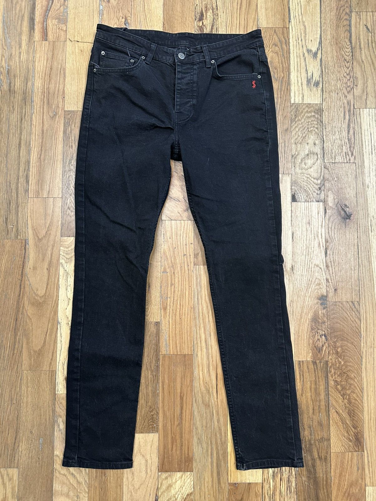 Ksubi Ksubi Red World Tour Spell Black Denim Jeans Size 34 Size US 34 / EU 50 - 1 Thumbnail