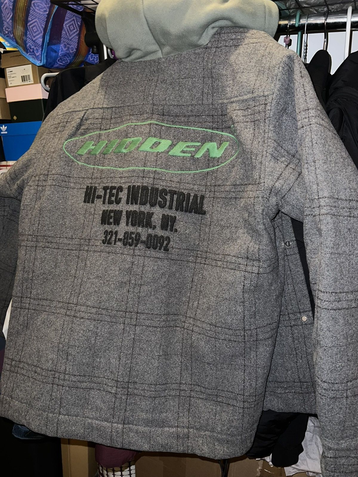 HIDDEN Hidden NY Charcoal Flannel Jacket Size US M / EU 48-50 / 2 - 1 Thumbnail