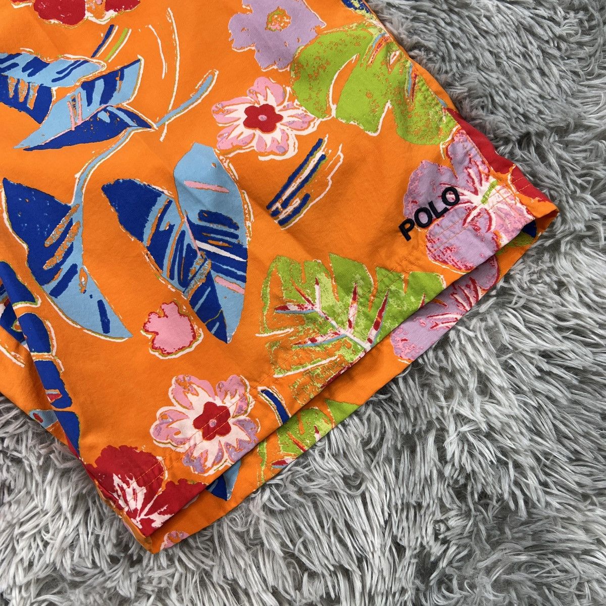 Designer × Polo Ralph Lauren RARE Vintage Polo Sport Floral Print Swim Trunks (Size 34) Size US 34 / EU 50 - 3 Thumbnail