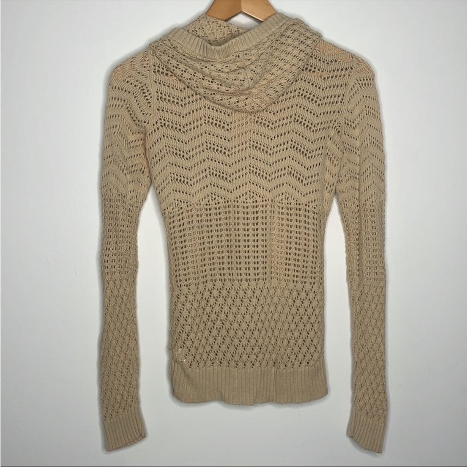 Athleta Athleta Knit Zip Up Hooded Sweater Size XS / US 0-2 / IT 36-38 - 10 Thumbnail
