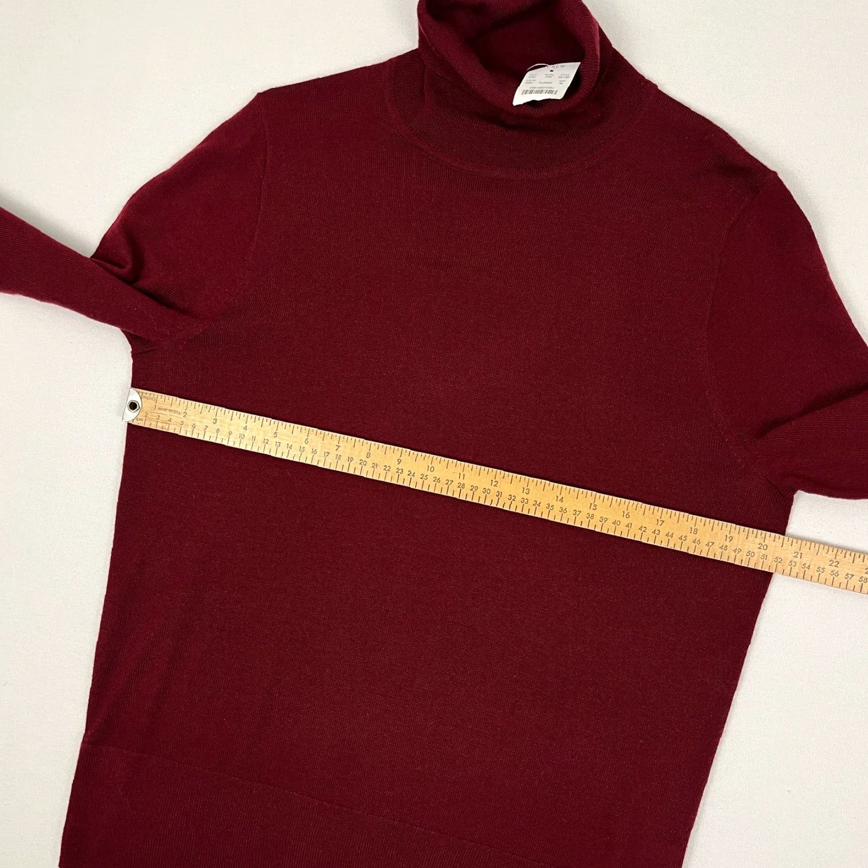 J.Crew J Crew Sweater Womens XL Red Turtleneck Washable Merino Wool Blend NEW Size XL / US 12-14 / IT 48-50 - 5 Thumbnail