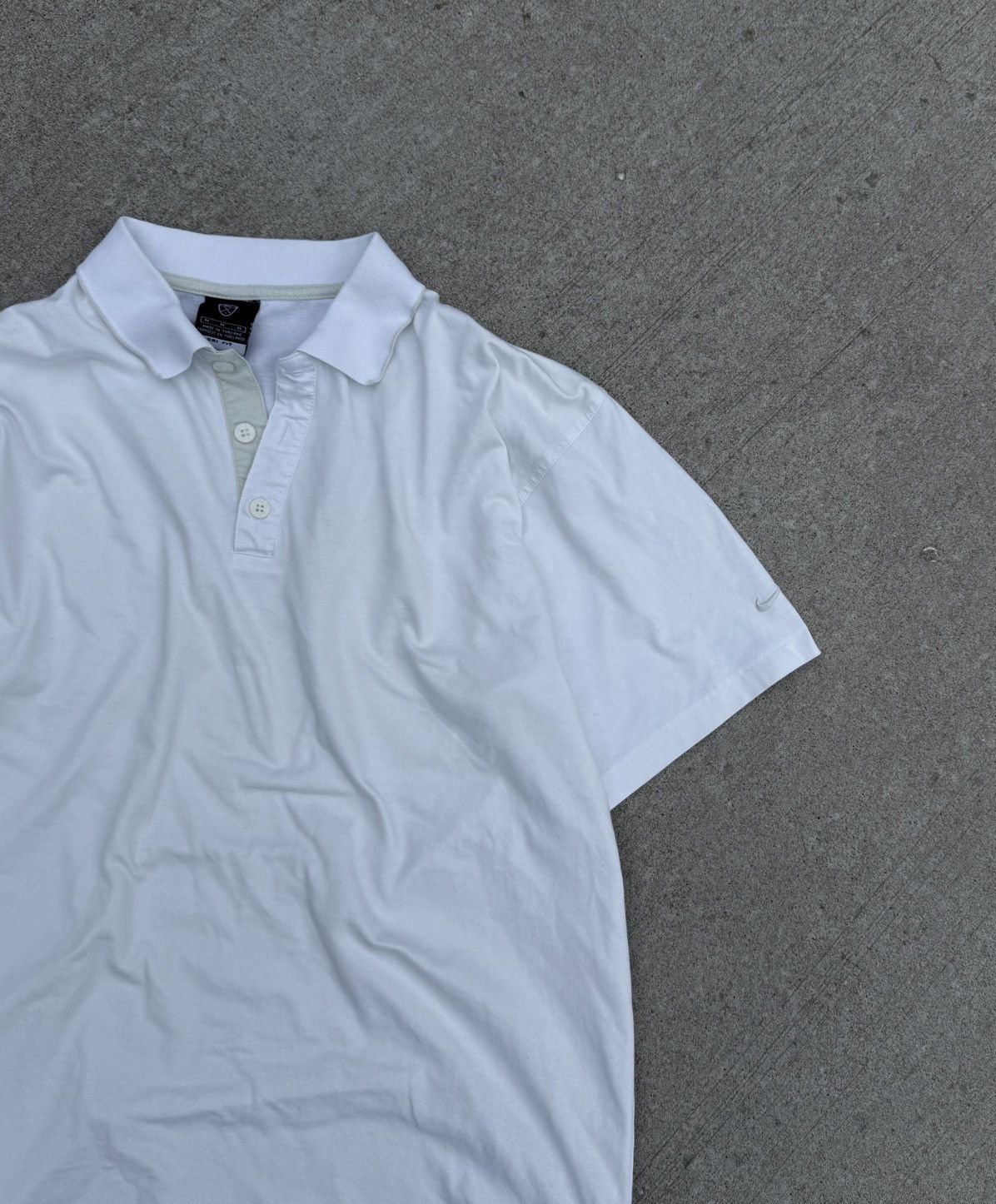 Nike × Vintage Vintage Nike y2k avantgarde streetwear rare polo shirt Size US M / EU 48-50 / 2 - 4 Thumbnail