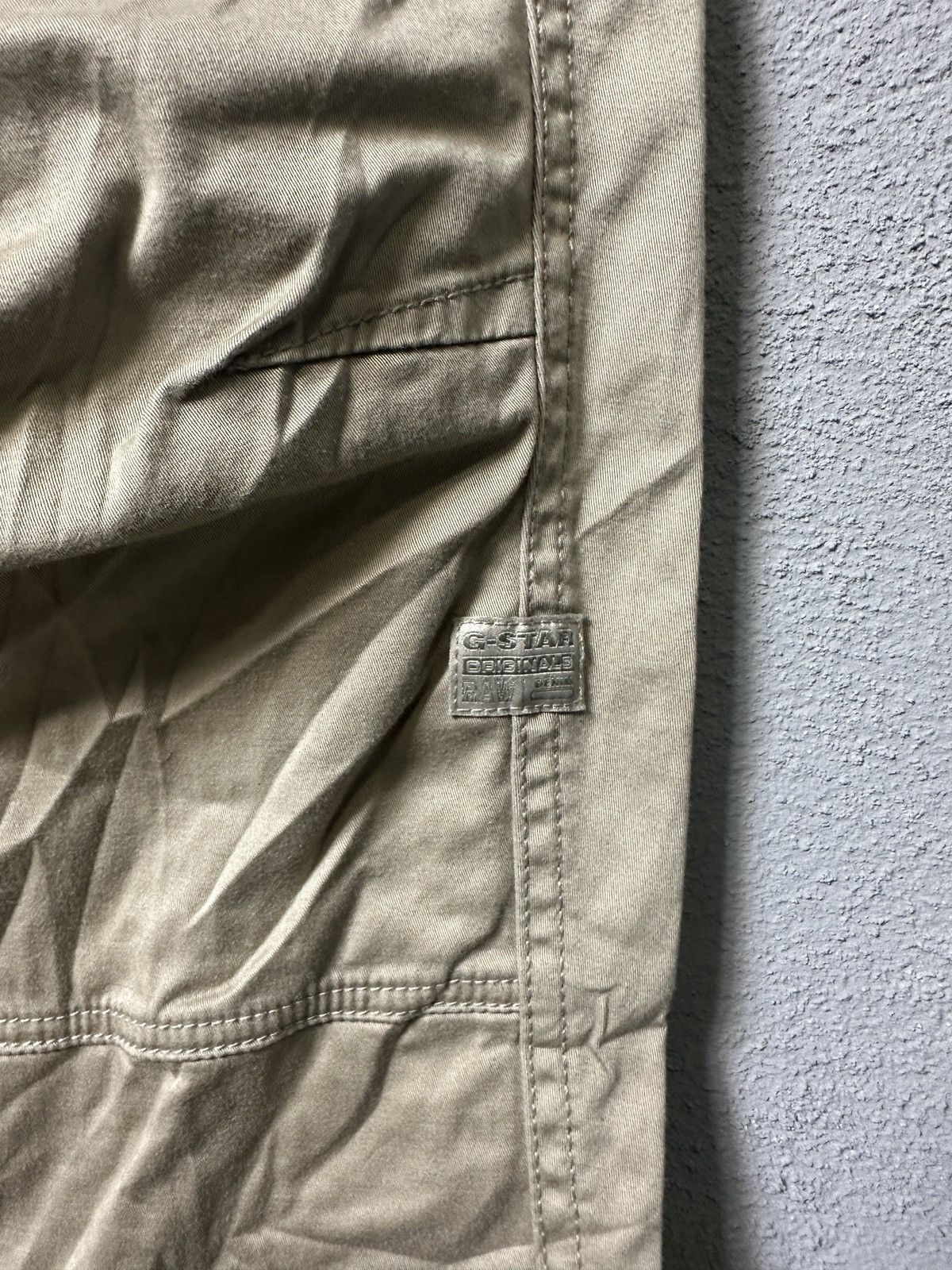 G-Star × Vintage Vintage G-Star Raw Cargo 3D Straight Tapered Pants Size US 33 - 2 Thumbnail