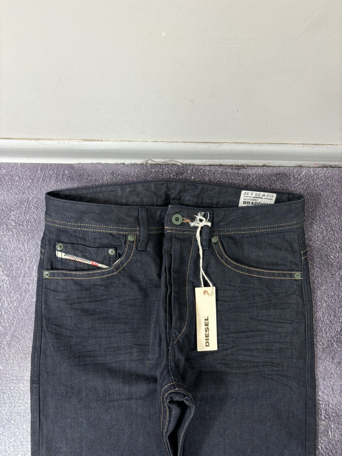 Diesel Diesel Braddom NWT Regular Slim Avant Garde Denim Jeans Size US 29 - 5 Thumbnail