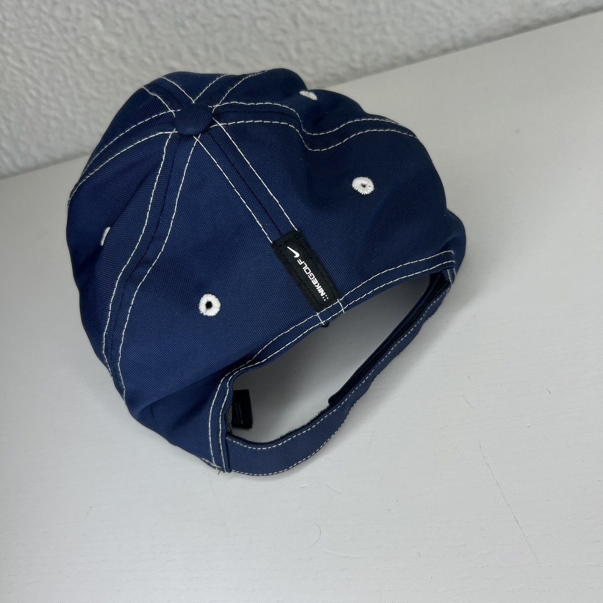 Nike Nike Hat Cap Navy 90s Swoosh Logo Y2K Retro Size ONE SIZE - 4 Thumbnail