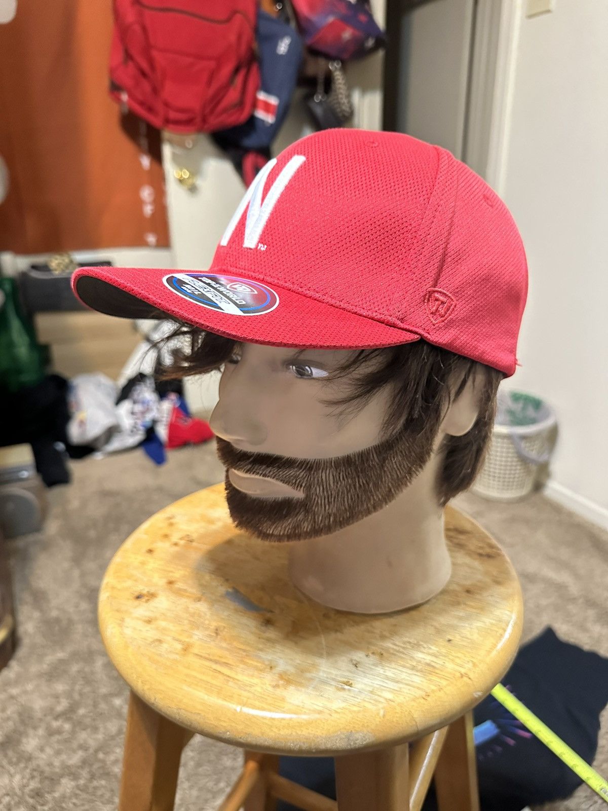 NCAA Vintage NCAA Nebraska Cornhuskers “triple red” hat 00s Size ONE SIZE - 6 Thumbnail