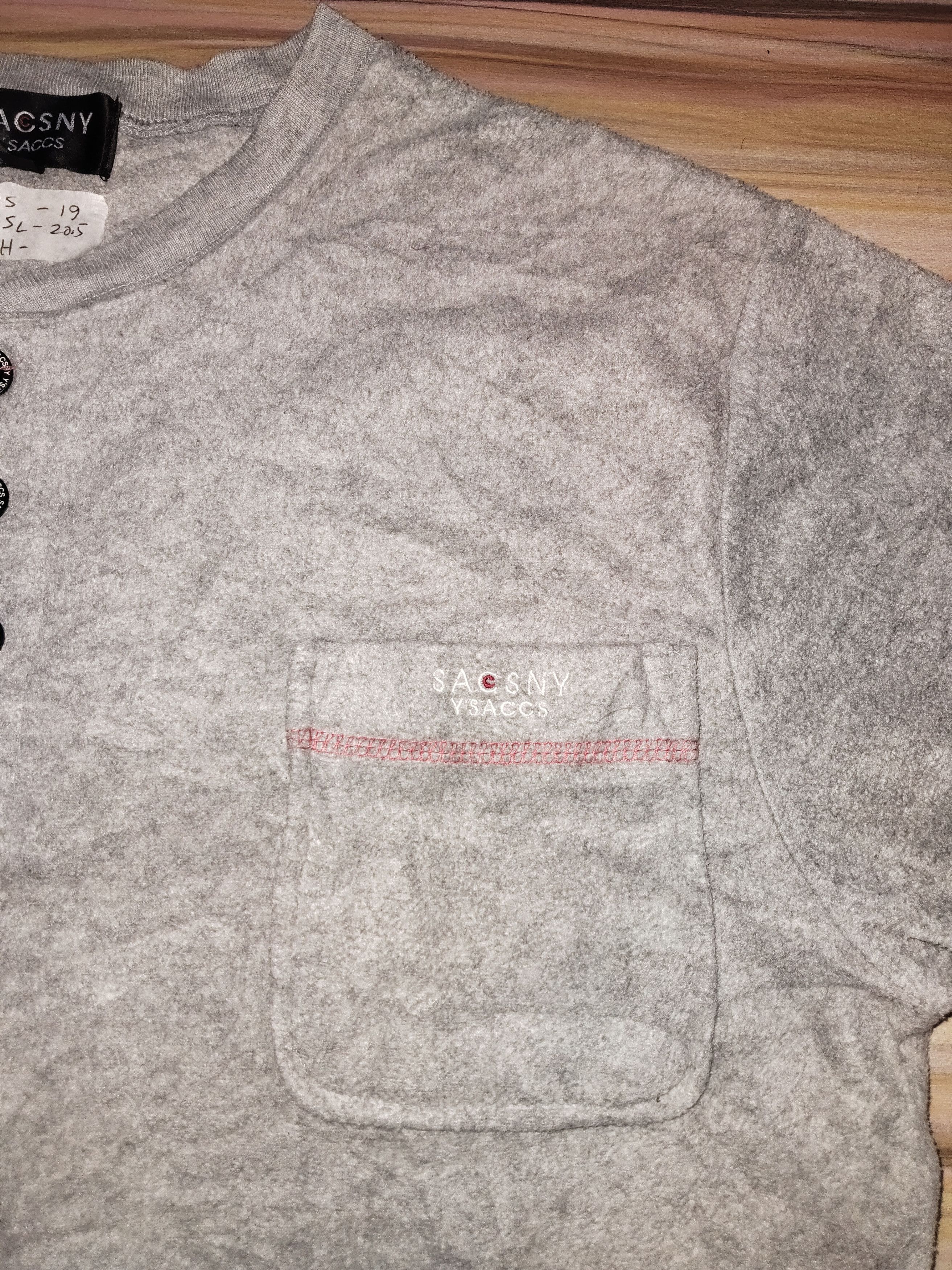 Yohji Yamamoto Y'SACCS SACSNY Fleece Long Sleeve Size US M / EU 48-50 / 2 - 2 Thumbnail