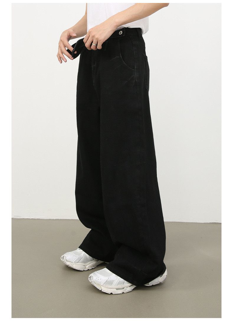 Japanese Brand Japanese retro loose straight versatile belt jeans Size US 32 / EU 48 - 3 Thumbnail