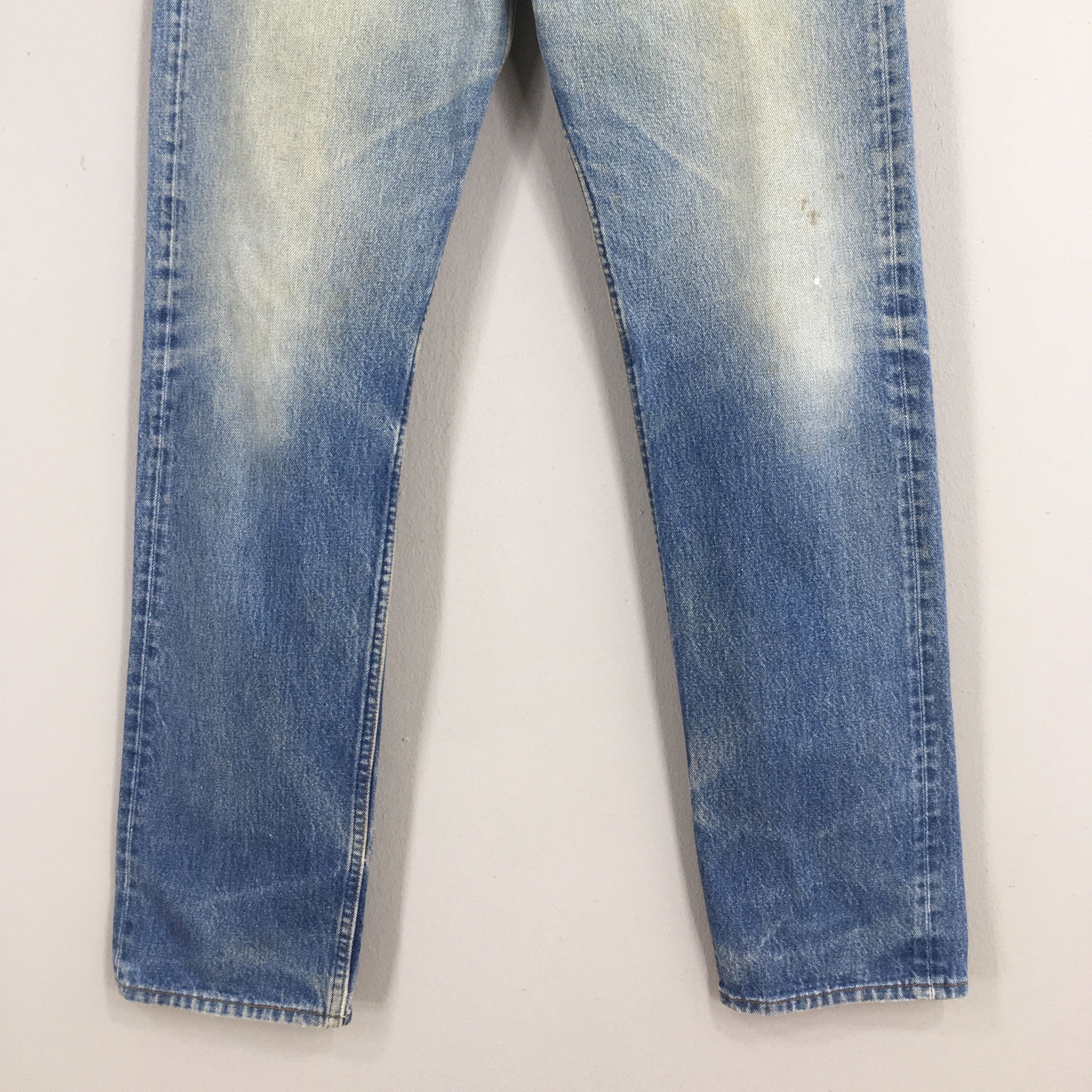 Levi's Size 31x32 Vintage 90s Levi's 501 Light Washed Jeans S347 Size US 31 - 4 Thumbnail