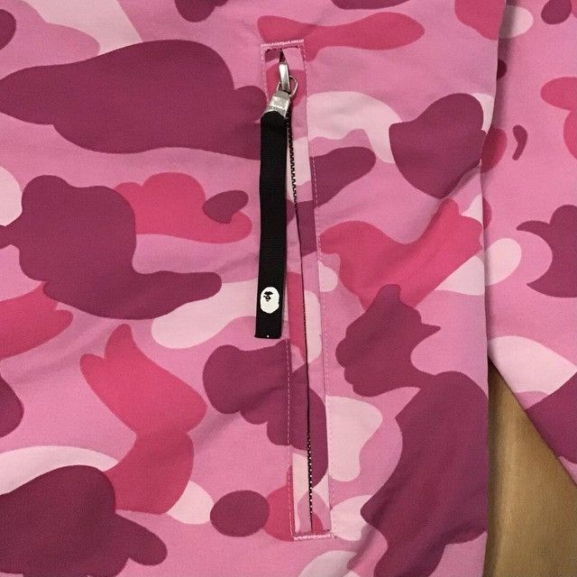 Bape × Nigo 🔥Vintage🔥 BAPE Pink camo Nylon Boa Jacket a bathing ape NIGO Size US M / EU 48-50 / 2 - 6 Thumbnail