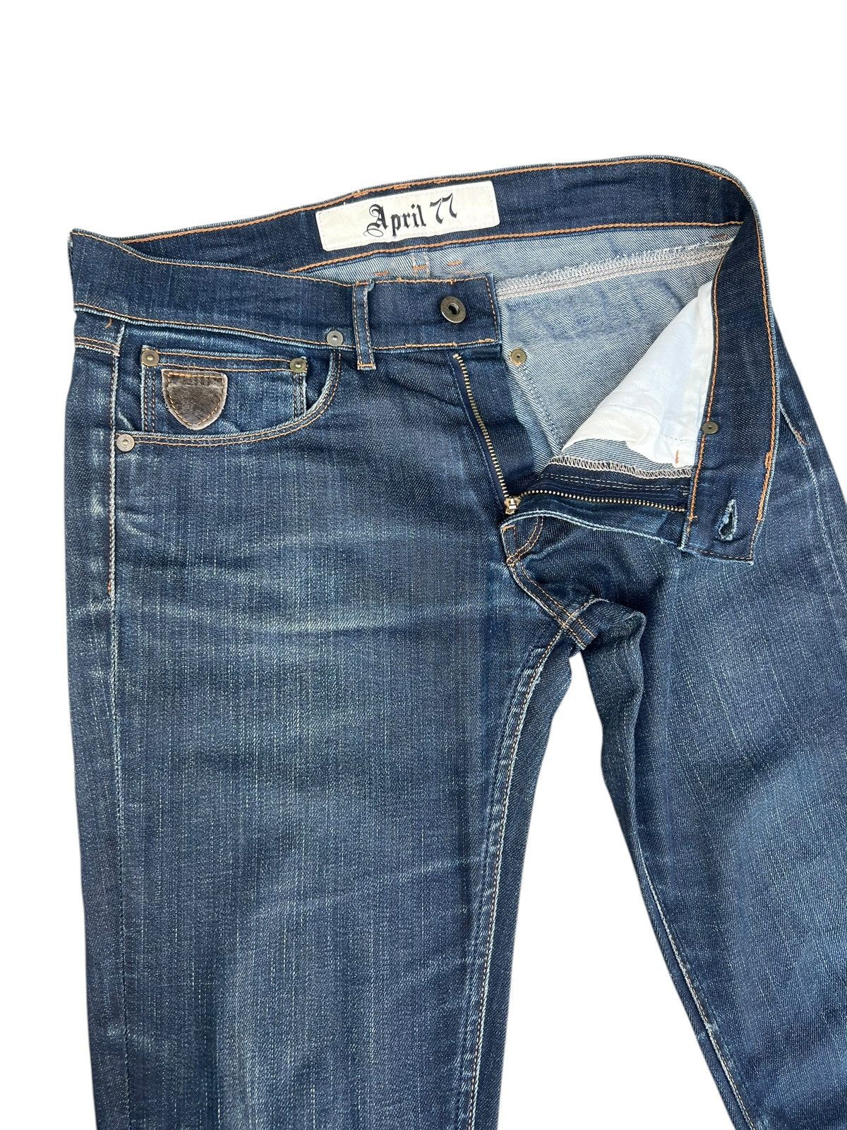 April 77 2001 April 77 Joey Distressed Fade Stretch Denim Jeans Size US 30 / EU 46 - 7 Thumbnail