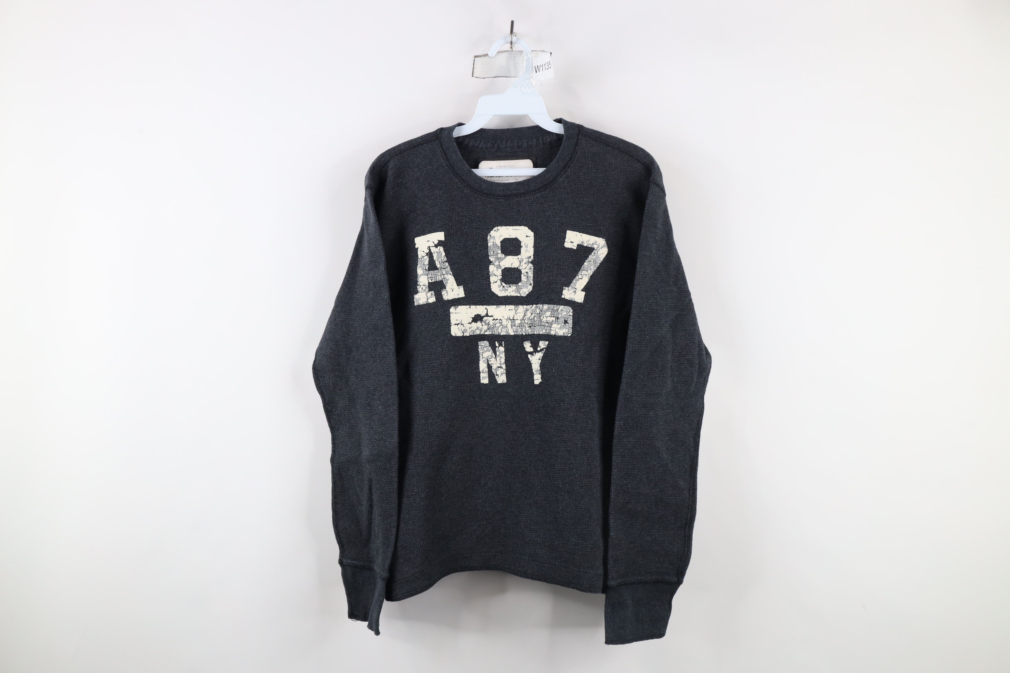 Aeropostale × Vintage Vintage Y2K Aeropostale Waffle Knit Long Sleve T-Shirt Size US M / EU 48-50 / 2 - 1 Thumbnail