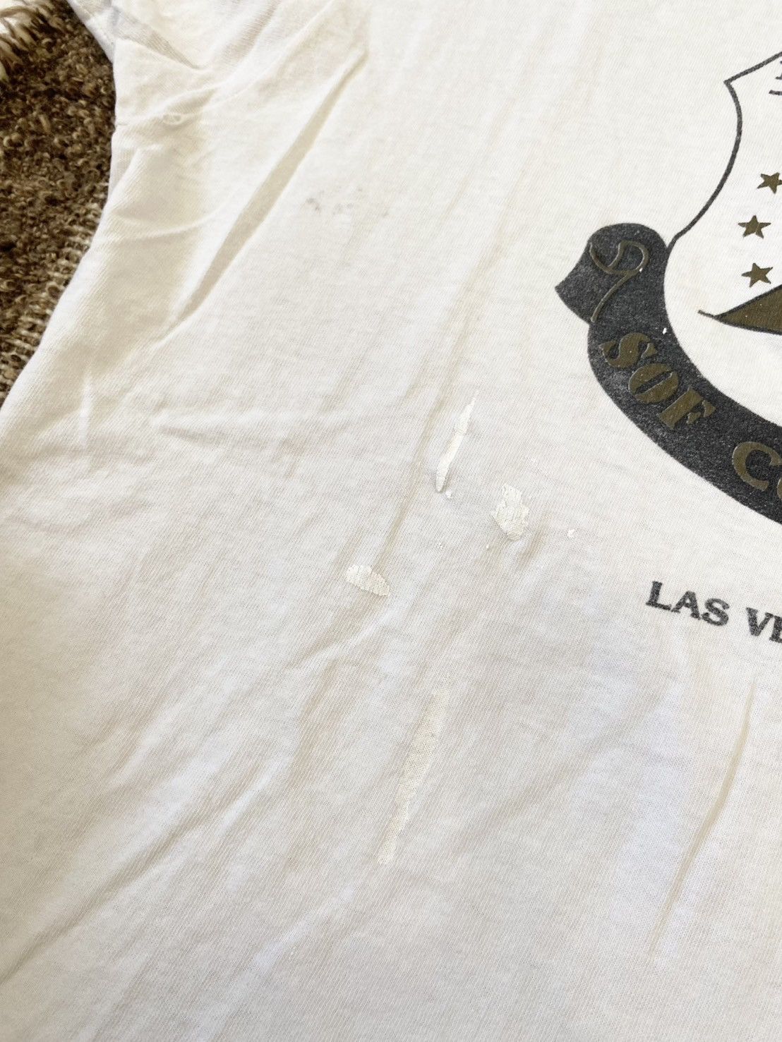 Japanese Brand × Vintage Vintage 80s Trashed Distressed Graphic Tee Size US L / EU 52-54 / 3 - 6 Thumbnail