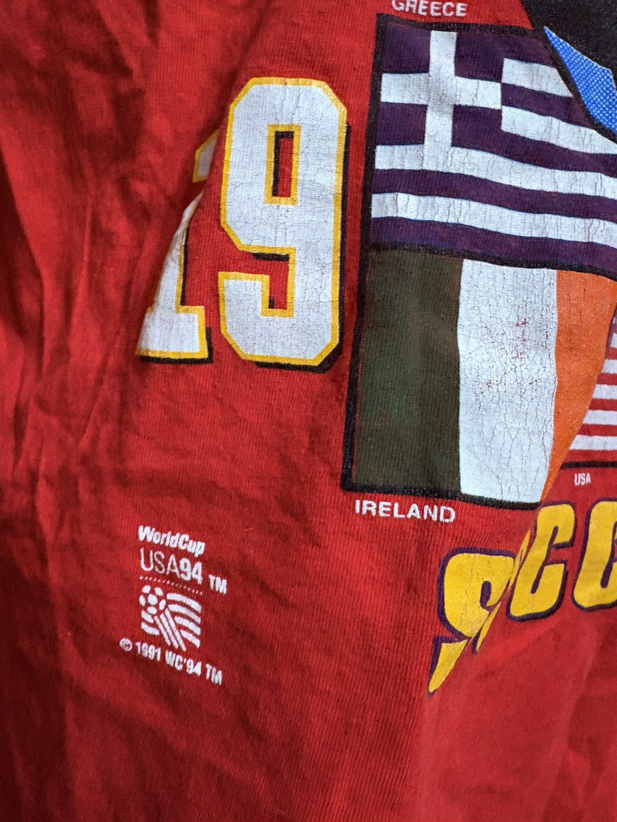 Vintage Vintage World Cup Soccer Tshirt 90’s Fifa Football Grail Size US L / EU 52-54 / 3 - 3 Thumbnail