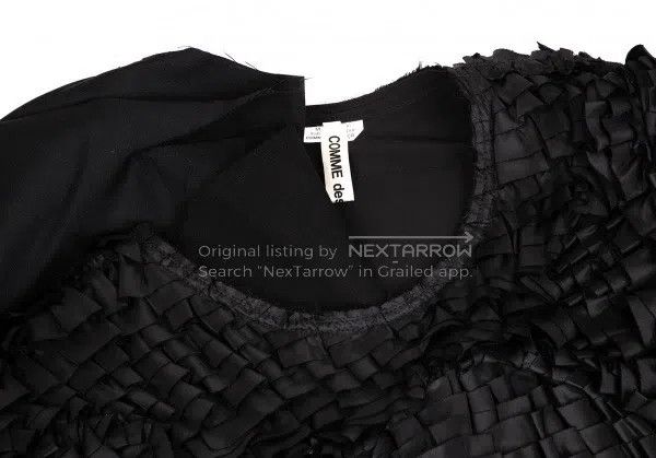 Comme des Garcons Comme des Garcons Black vintage design appliqué dress Size S / US 4 / IT 40 - 5 Thumbnail