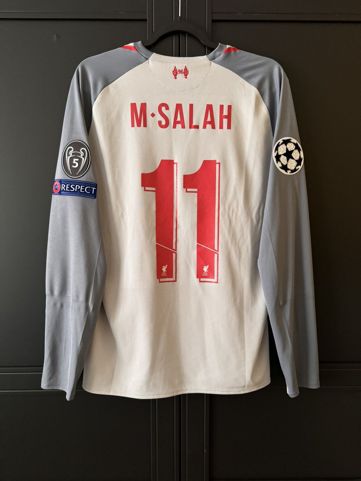 Adidas Liverpool 2018-19 Third L/S SALAH - MT830047 - (M) Size US M / EU 48-50 / 2 - 2 Thumbnail