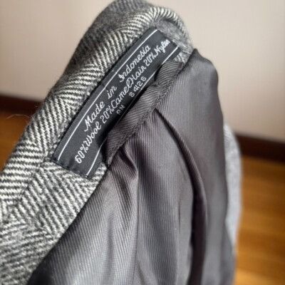 Bert Pulitzer Bert Pulitzer Herringbone Wool Blazer Mens Sz 46R VTG Tweed Size 46R - 5 Thumbnail