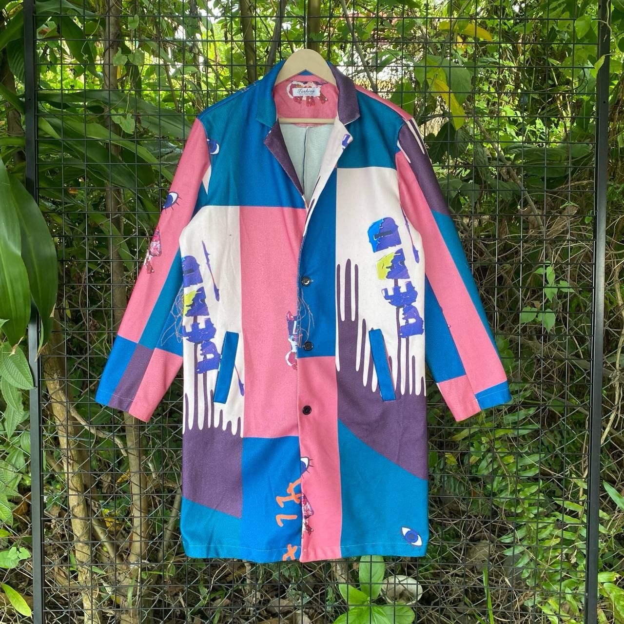 Japanese Fashion Printed Long Jacket