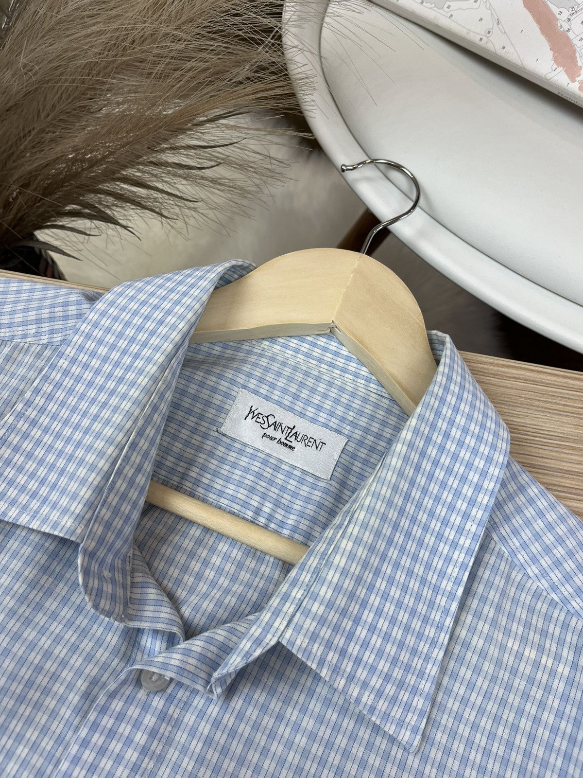 Vintage × Yves Saint Laurent Very crazy Yves Saint Laurent YSL Shirt Summer Size US XXL / EU 58 / 5 - 4 Thumbnail