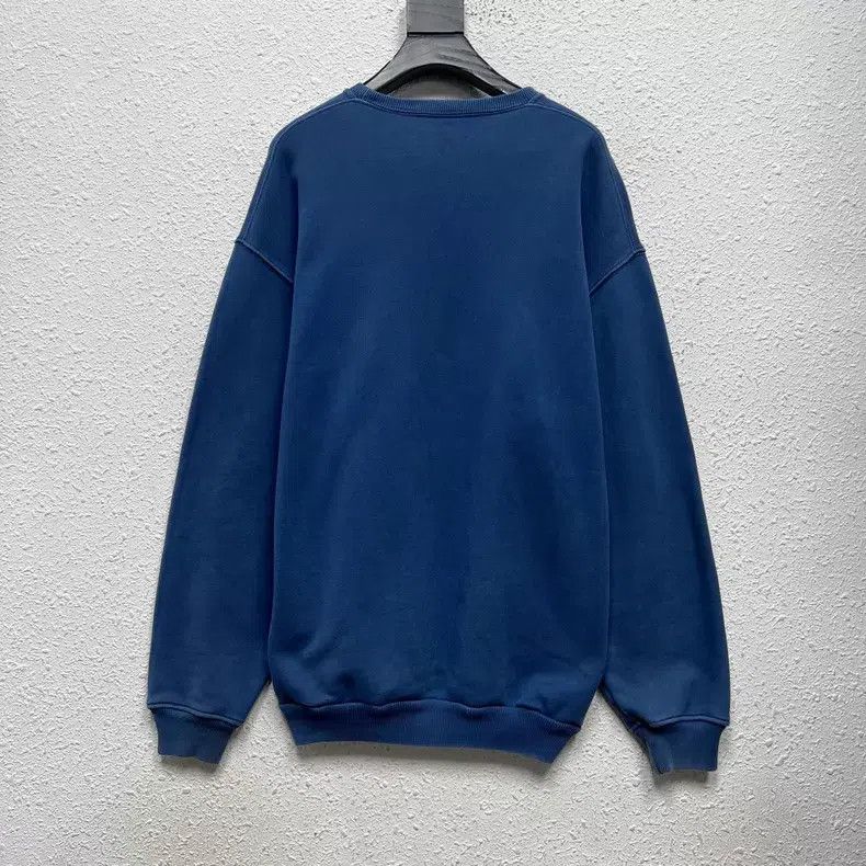 Balenciaga Balenciaga Gradient Logo Slogan Blue Crewneck Sweatshirt Size US XS / EU 42 / 0 - 2 Thumbnail