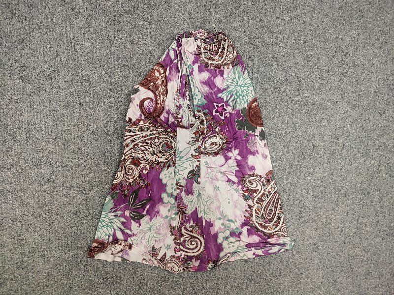 Etro Etro Milano Design Floral Art tops blouses Sleeveless Size L / US 10 / IT 46 - 10 Thumbnail