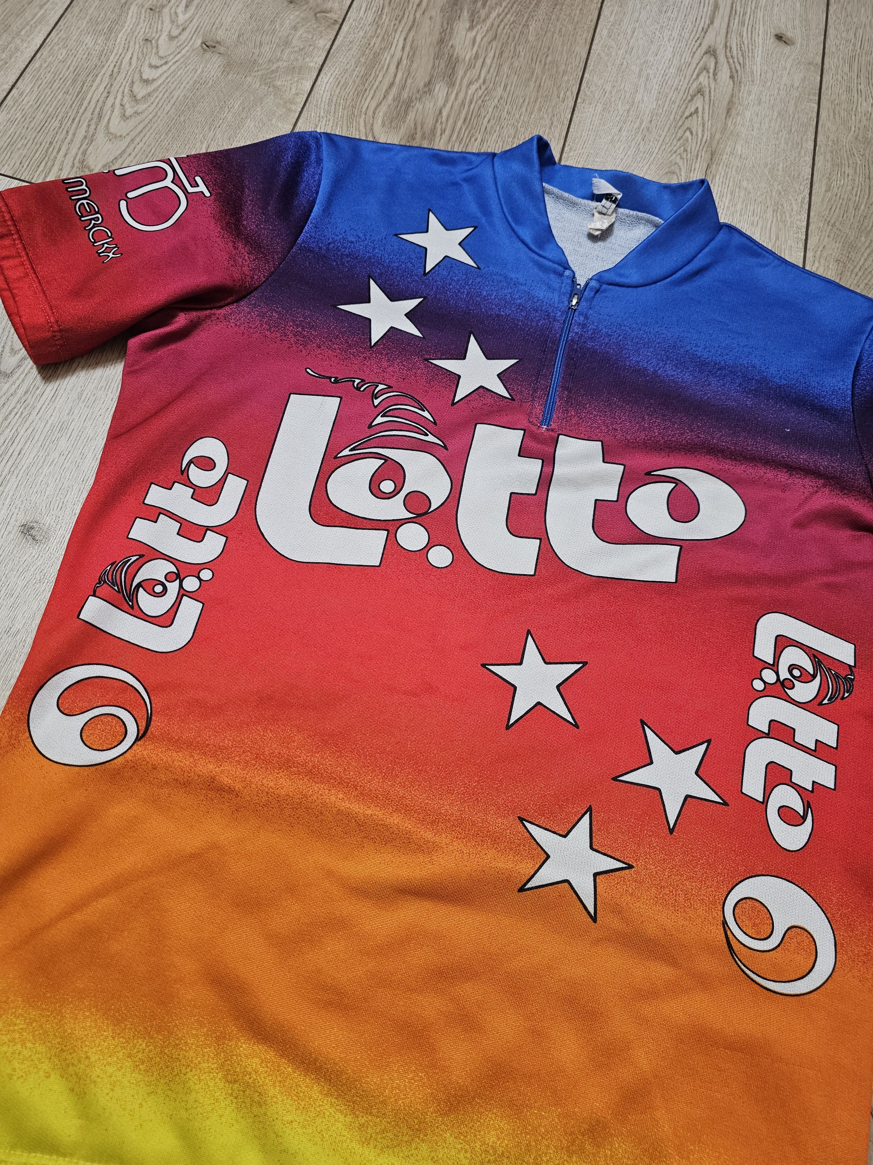 Other LOTTO EDDY MERCKX CYCLING JERSEY RARE VINTAGE CYCLING Size US L / EU 52-54 / 3 - 3 Thumbnail