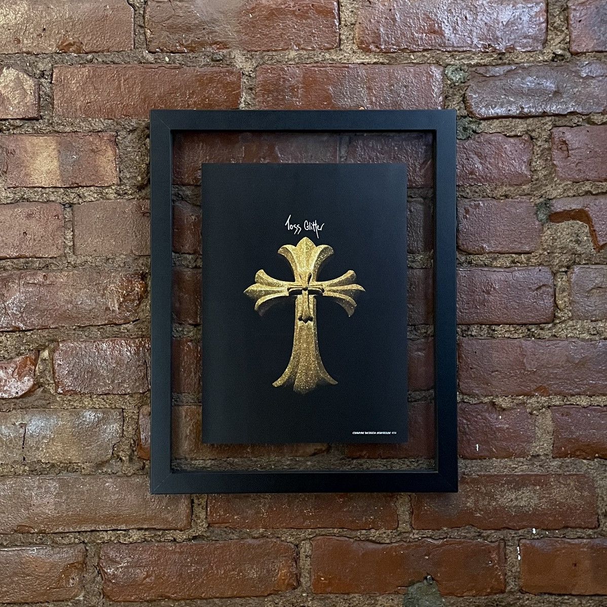 Chrome Hearts Chrome Hearts Toss Glitter Poster | Grailed