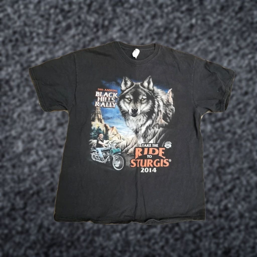 Delta Harley Davidson T-Shirt Mens L Sturgis 2014 74th Black Hills Rally Size US L / EU 52-54 / 3 - 1 Thumbnail